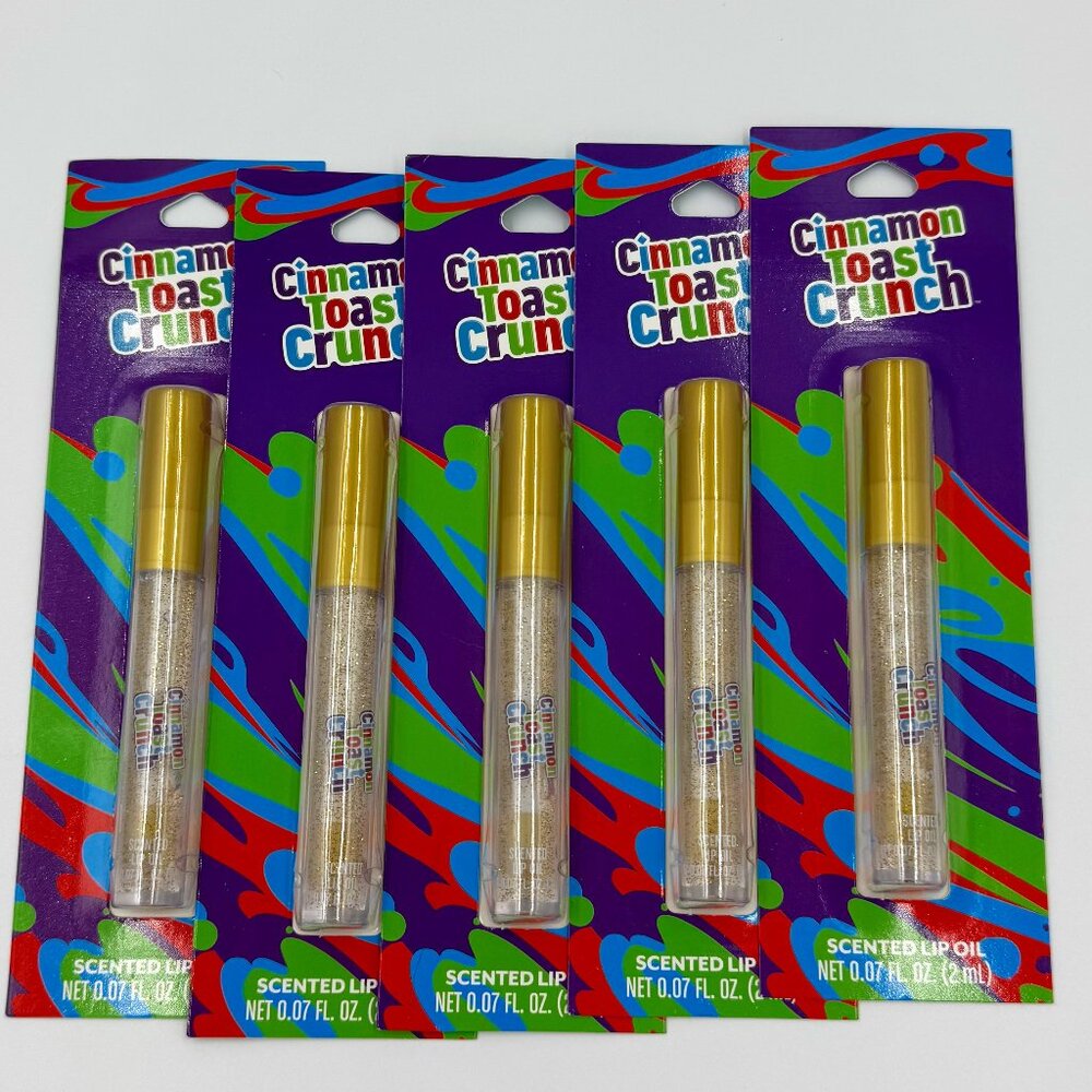Lot of 5 Cinnamon Toast Crunch Lip Oil